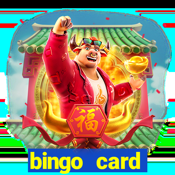 bingo card generator with pictures